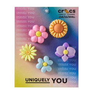 Puffy Flowers 5 Pack Jibbitz