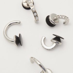 Crocs Silver Ring 5 Pack Jibbitz Silver