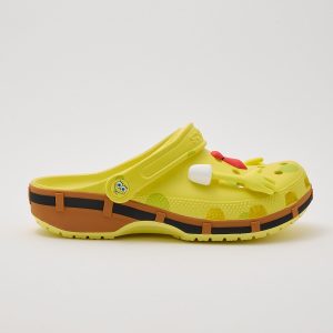 Crocs Mens Spongebob Classic Clog Yellow