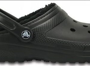 CROCS- MEN'S CLASSIC LINED CLOG BLACK