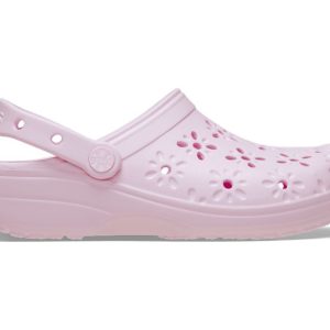 CROCS- WOMEN'S FLORAL CUT-OUT CLOG