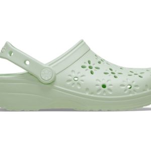 CROCS- WOMEN'S FLORAL CUT-OUT CLOG