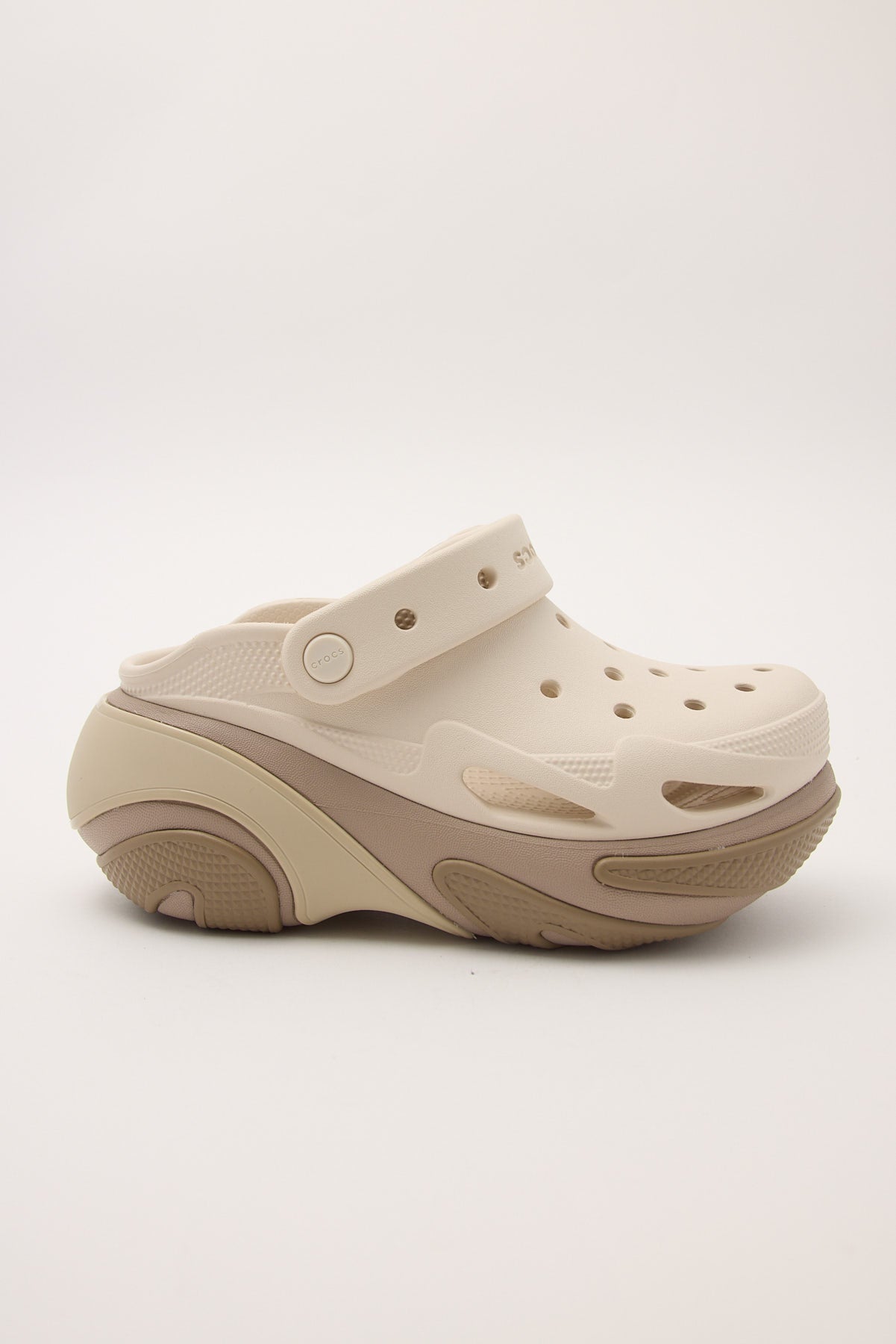 Crocs Bubble Crush Clog Taupe