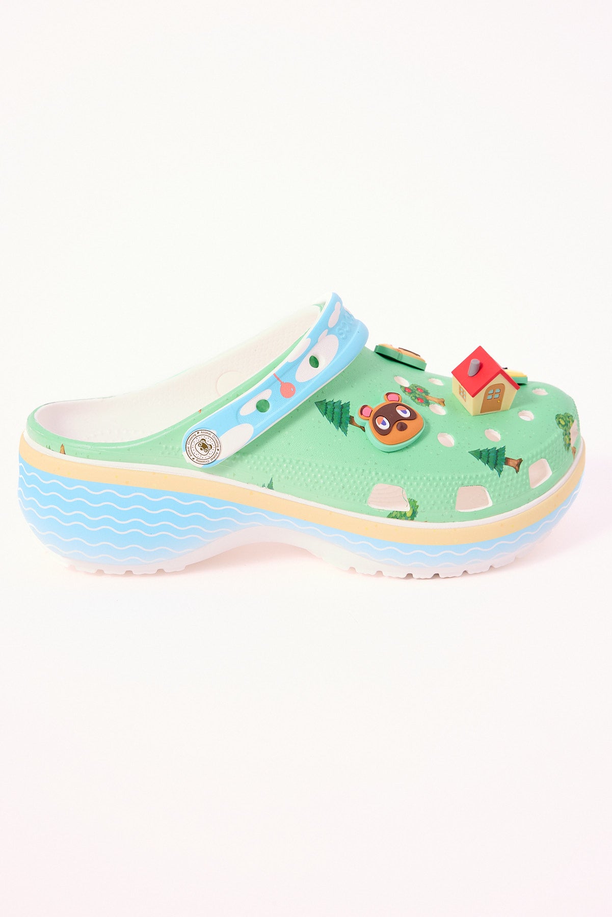 Crocs Animal Crossing Classic Platform Clog Multi