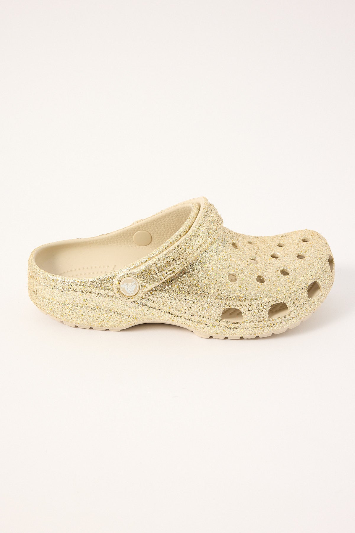 Crocs Classic Chunky Glitter Clog Sandstorm