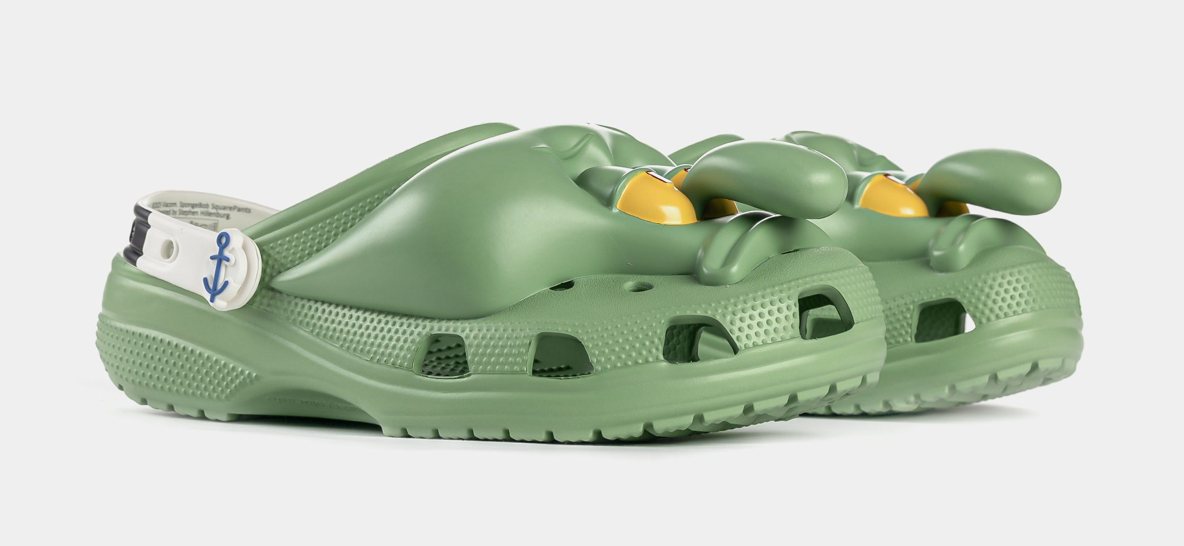 Squidward Classic Clog Mens Sandals (Blue/Green) - Image 4