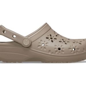 CROCS- WOMEN'S FLORAL CUT-OUT CLOG