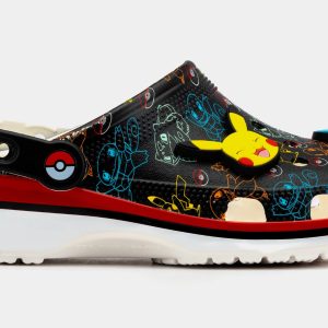 Pokemon Classic Clog Preschool/Grade School Sandals (Black/Orange)
