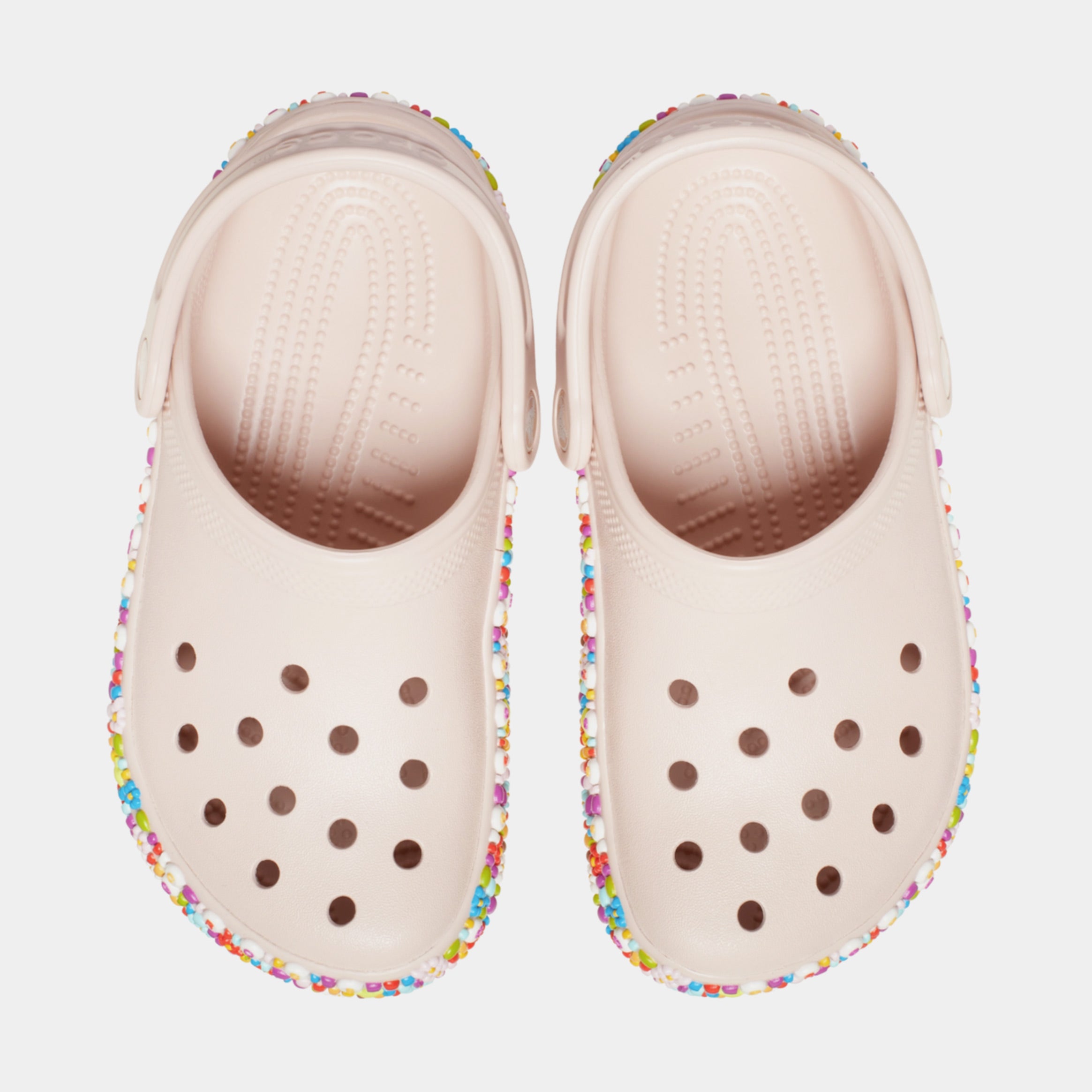 Classic Clog Beaded Band Grade School Sandals (Pink) - Image 2