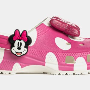 Disney Minnie Mouse And Friends Classic Clog Preschool/Grade School Lifestyle Sandals (Pink/White)