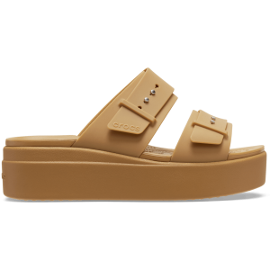 Brooklyn Buckle Low Wedge Sandal