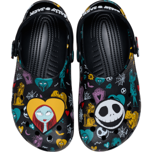 CROCS Unisex The Nightmare Before Christmas Jack and Sally Clog