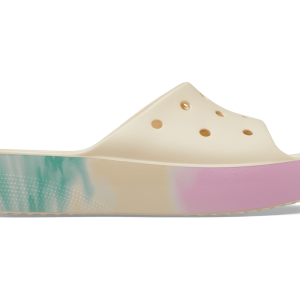 Crocs Unisex Classic Platform Ombre Slide - Vanilla