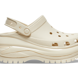 Crocs Unisex Classic Mega Crush Clog - Bone