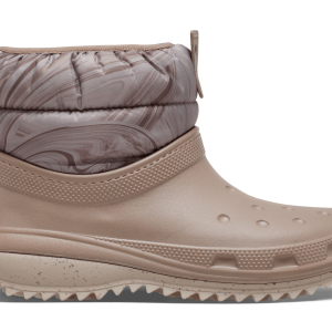 Crocs Unisex Classic Neo Puff Shorty Boot Clog - Mushroom