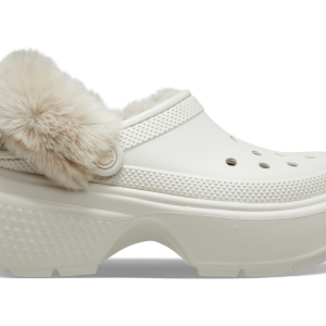 Crocs Unisex Classic Stomp Lined Clog - Stucco