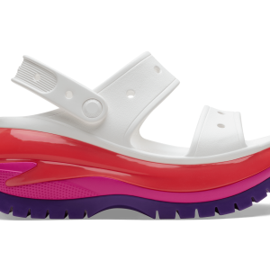 Crocs Unisex Mega Crush Sandal - White