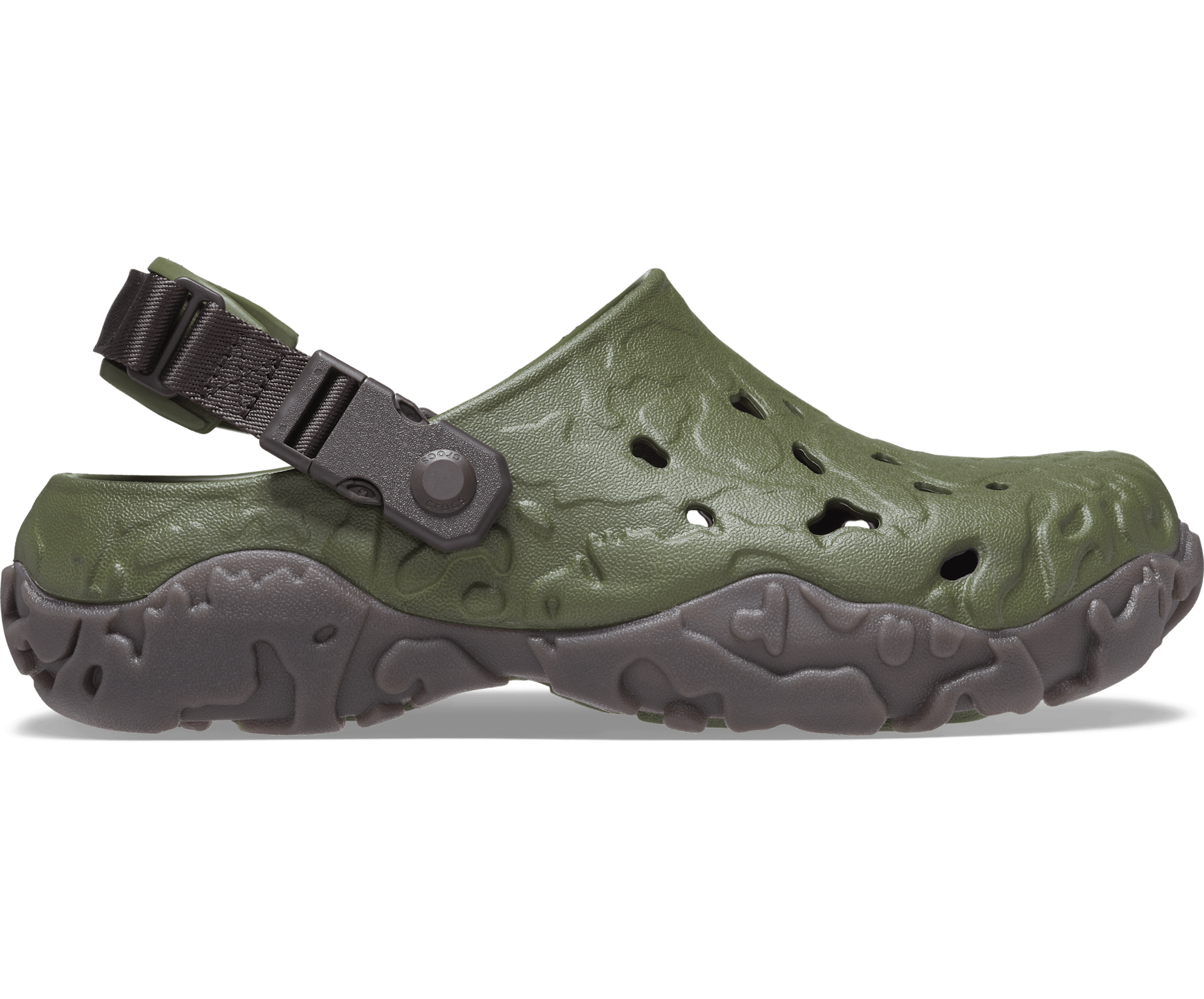 Crocs Unisex All Terrain Atlas Clog - Army Green / Espresso