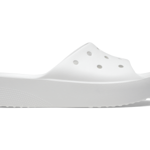 Crocs Unisex Classic Platform Slide - White