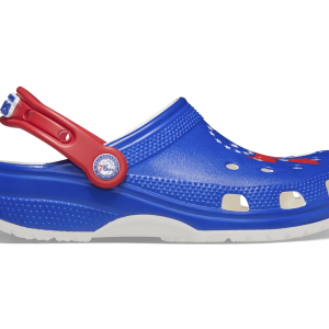 CROCS Unisex NBA Philadelphia 76ers Classic Clog - White