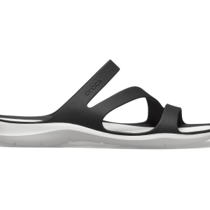 CROCS Swiftwater Sandal - Black / White