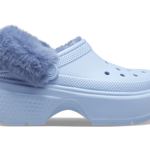 Crocs Unisex Classic Stomp Lined Clog - Blue Calcite