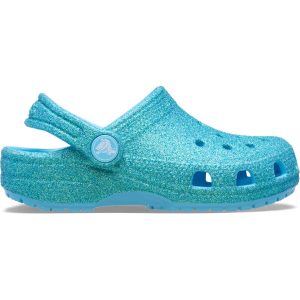 CROCS- LITTLE KIDS CLASSIC IRIDESCENT GLITTER CLOG