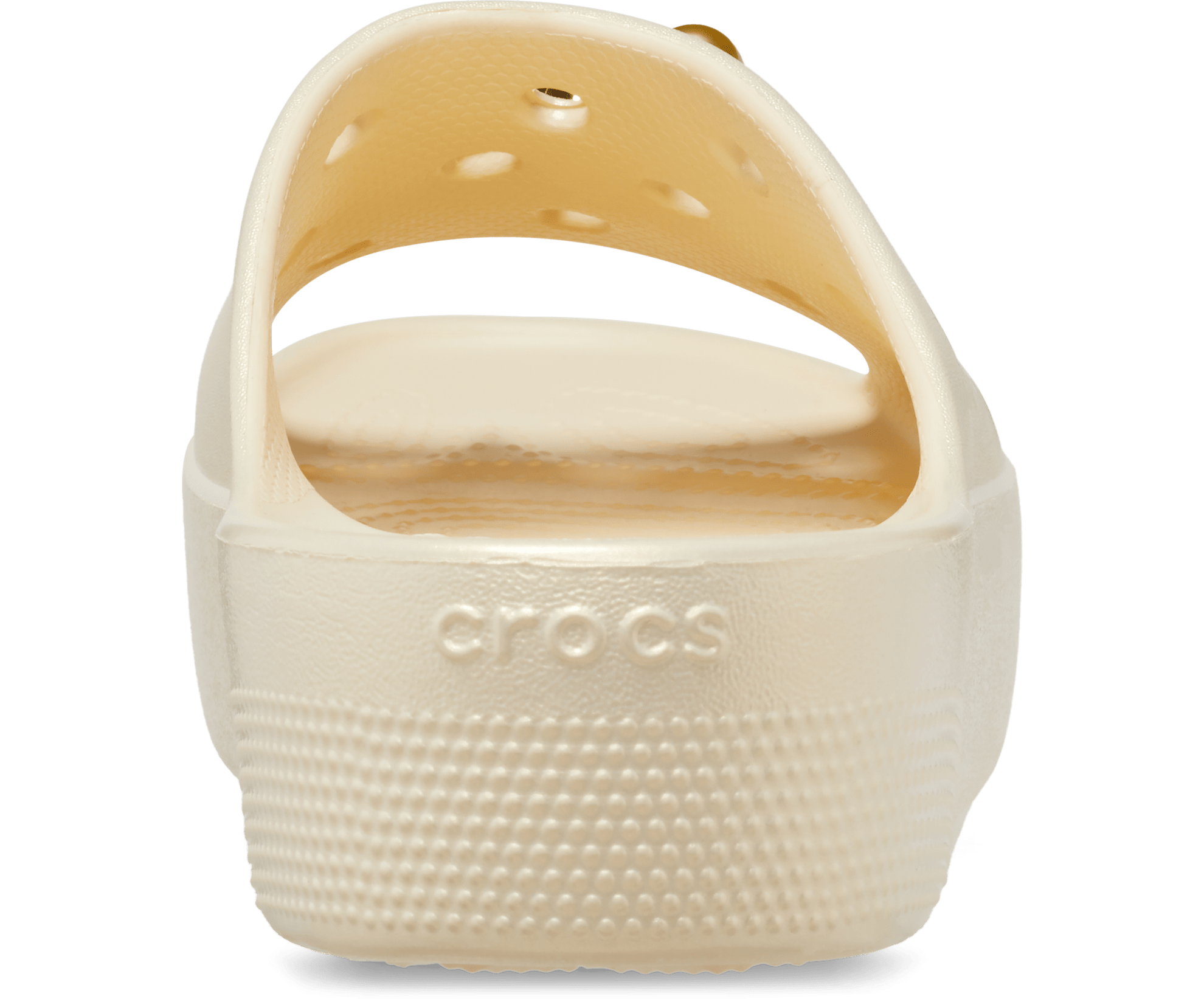 Crocs Unisex Classic Platform Crystals Pearls Slide - Vanilla - Image 6