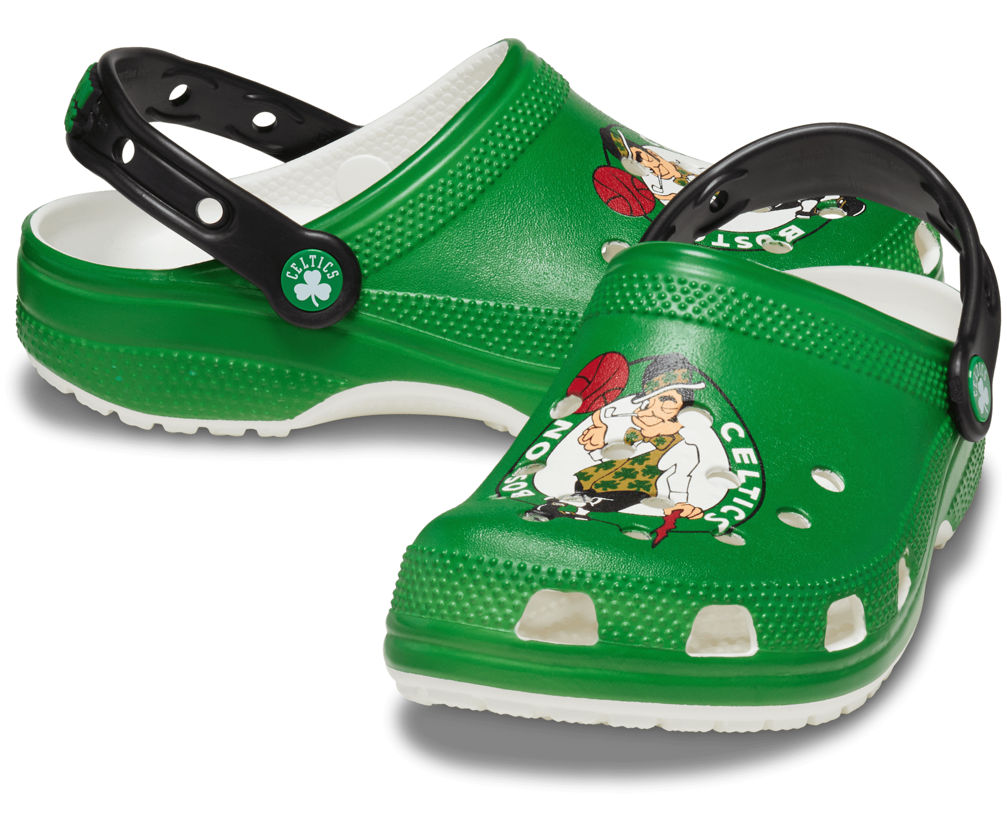 CROCS Unisex NBA Boston Celtics Classic Clog - White - Image 2