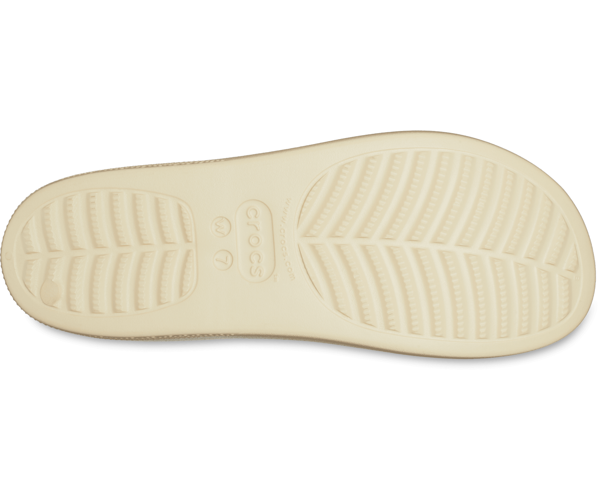 Crocs Unisex Classic Platform Crystals Pearls Slide - Vanilla - Image 4