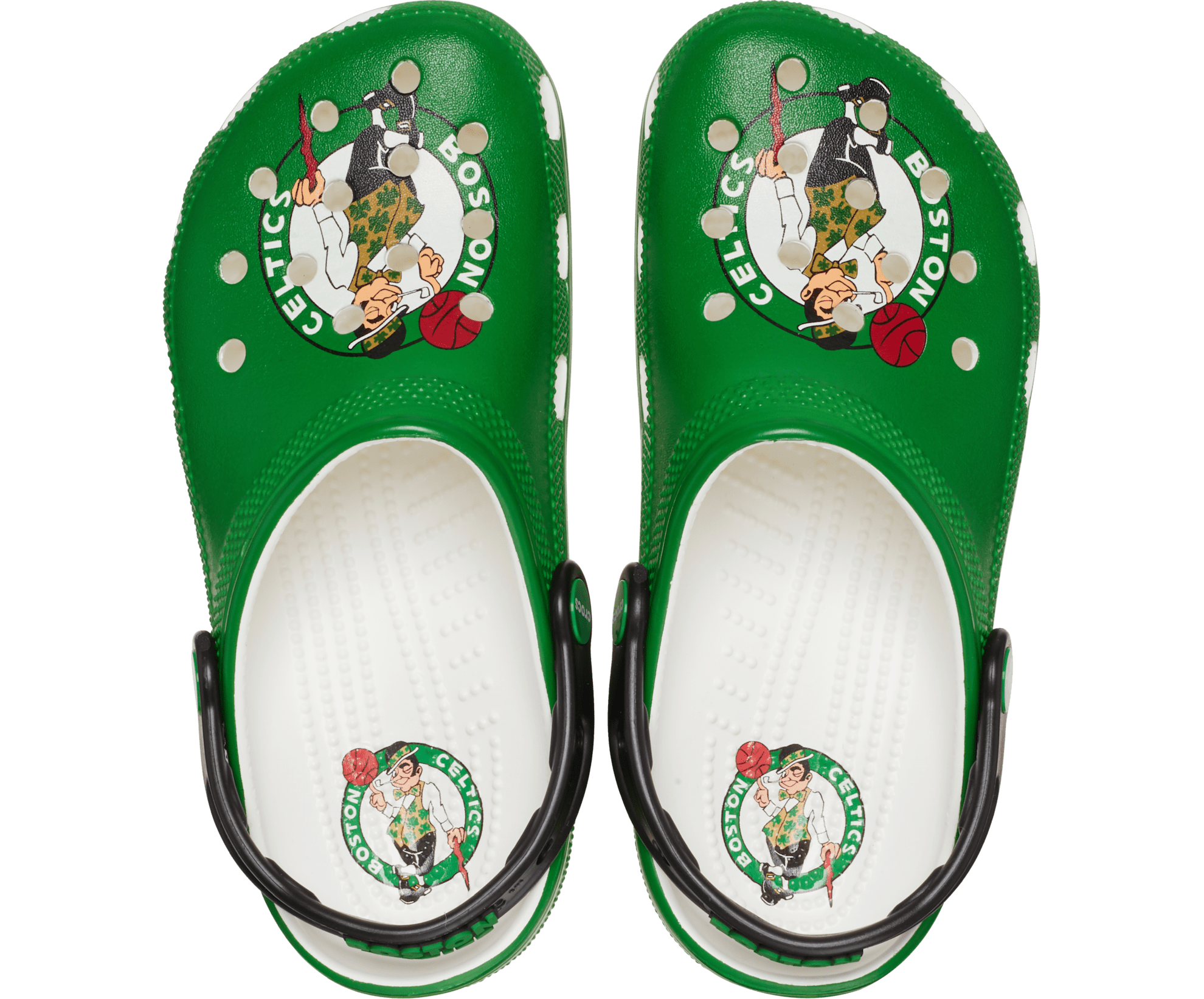 CROCS Unisex NBA Boston Celtics Classic Clog - White - Image 3