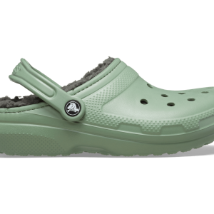 Crocs Unisex Classic Lined Clog - Moss