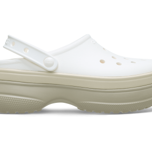 CROCS Unisex Classic Stacked Clog | Chalk