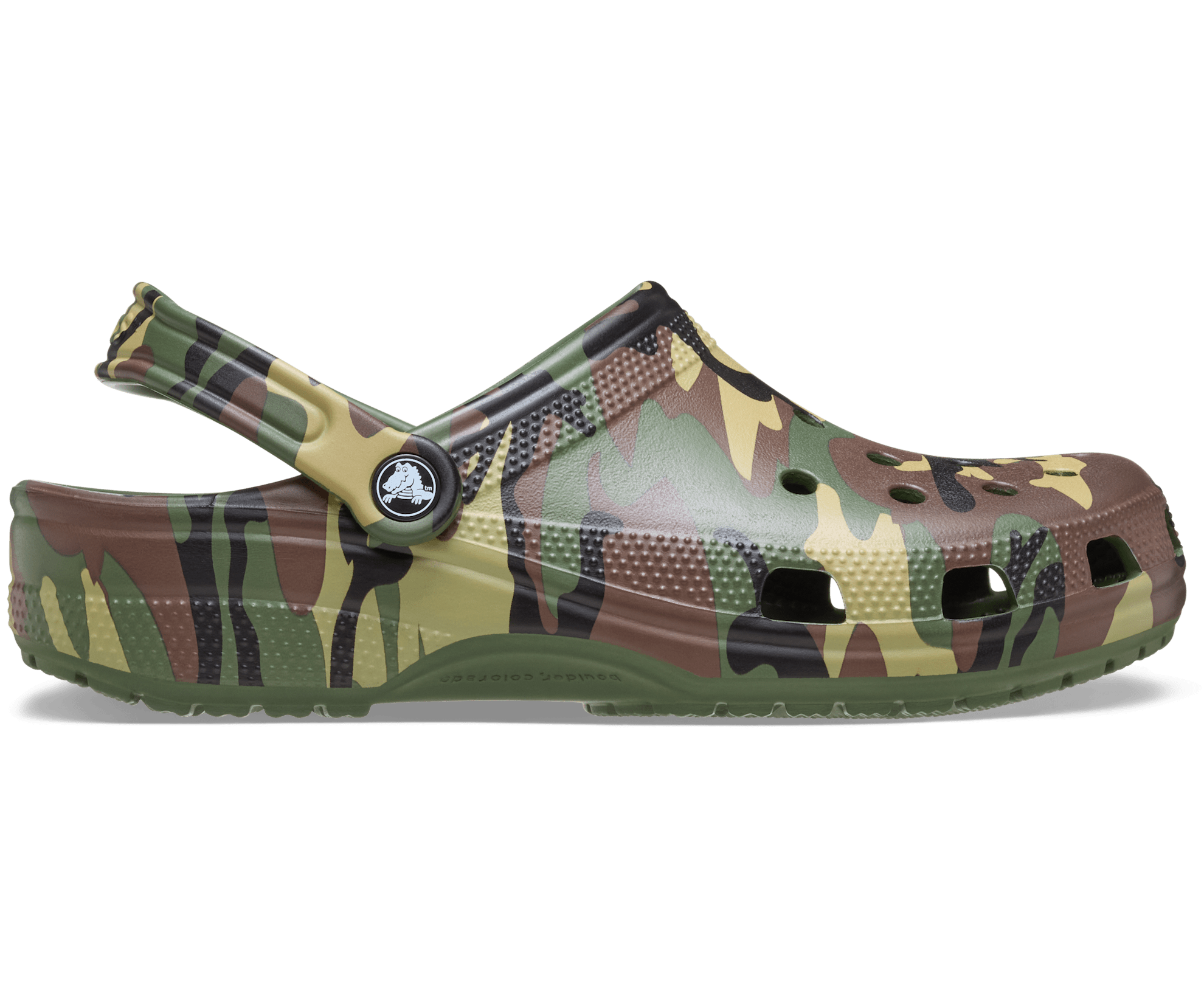 CROCS Unisex Classic Camouflage Clog | Army Green