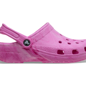CROCS Unisex Classic Watercolour Marbled Clog | Pink Swirl