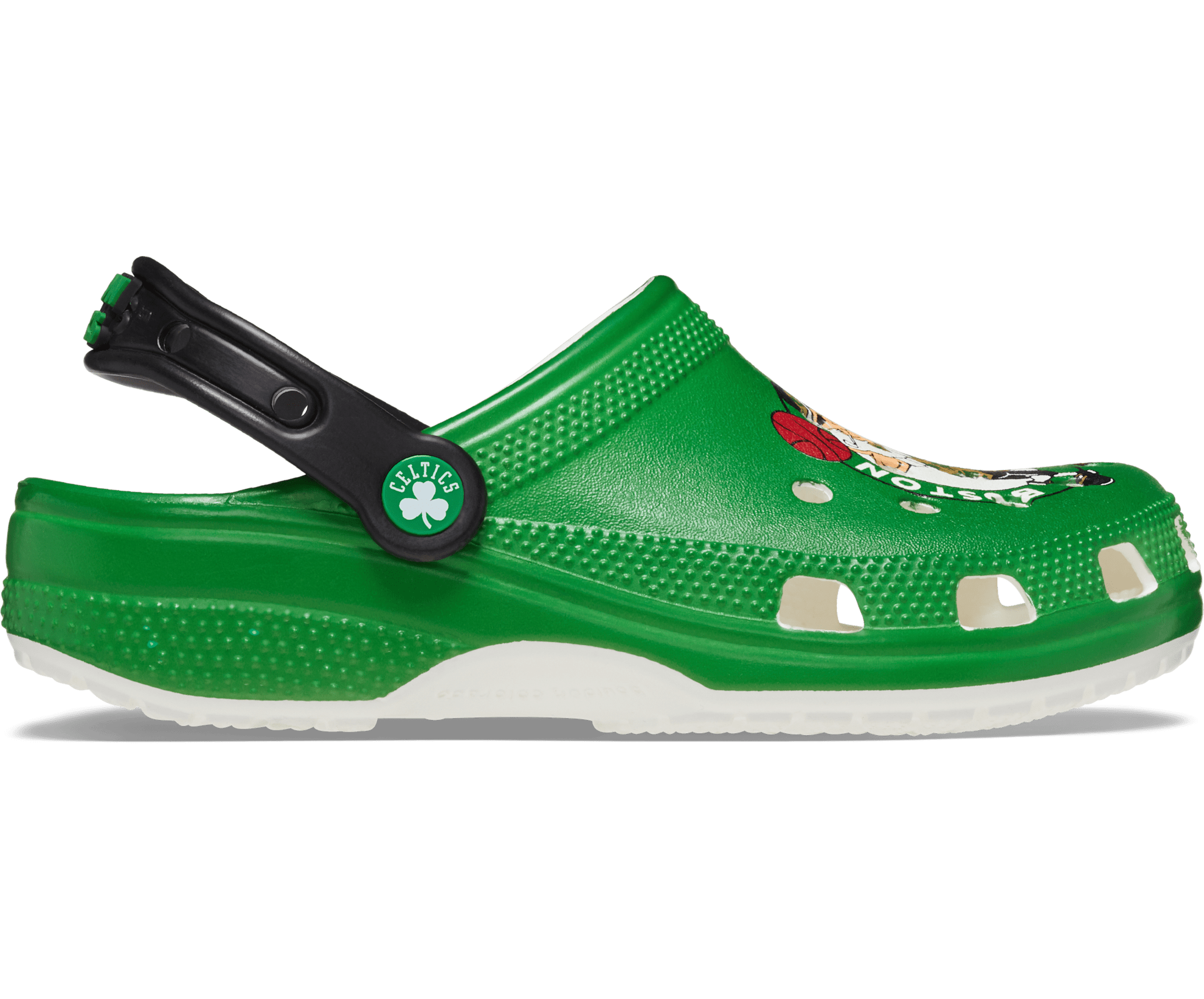 CROCS Unisex NBA Boston Celtics Classic Clog - White