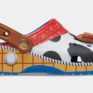 Sheriff Woody Classic Clog Preschool/Grade School Sandals (White/Brown)