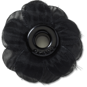 Black Chiffon Grommet