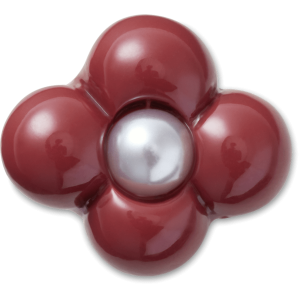 Expressive Floral Maroon