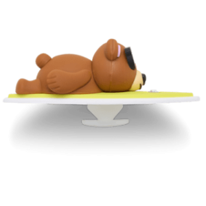 3D Surfing Bear